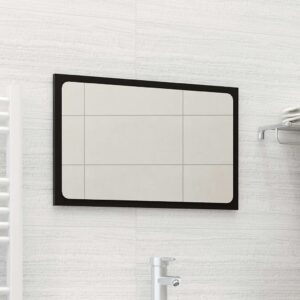 Jinxuny Bathroom Mirror Black 23.6″x0.6″x14.6″ Chipboard