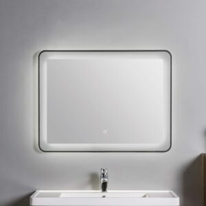 Koozzo 32″ x 26″ Bathroom LED Mirror, Wall Mount Vanity Mirror with LED Light and Touch Sensor